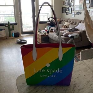 Kate Spade Pride Rainbow Reversible Purse - LIKE NEW